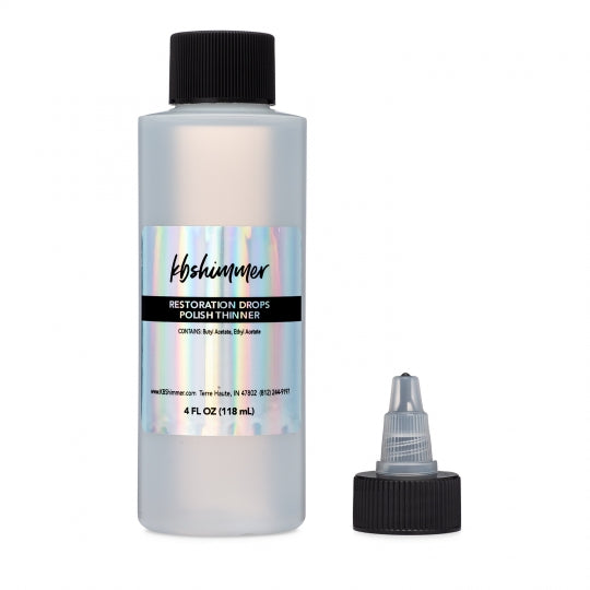 KBShimmer Restoration Drops Polish Thinner 4 oz I Love My Polish