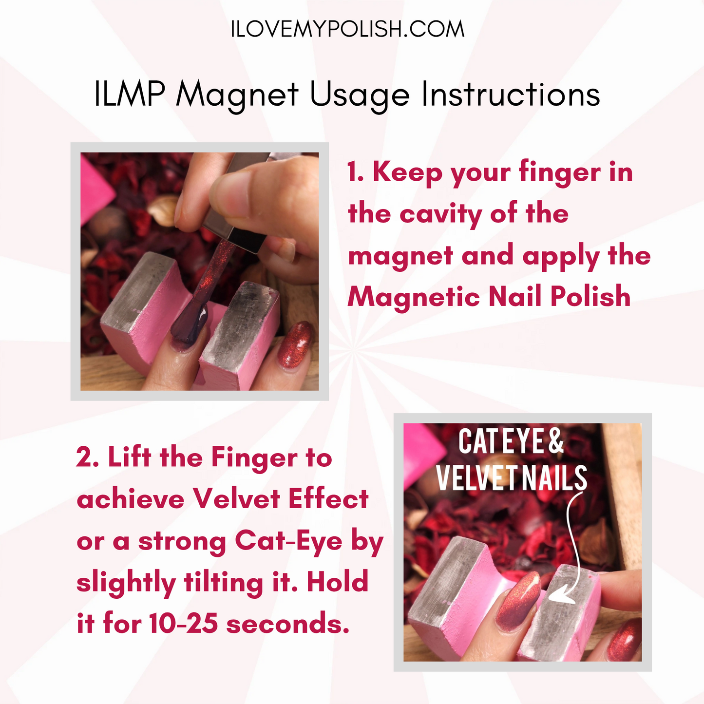 ILMP Horse-shoe Nail Magnet I Love My Polish