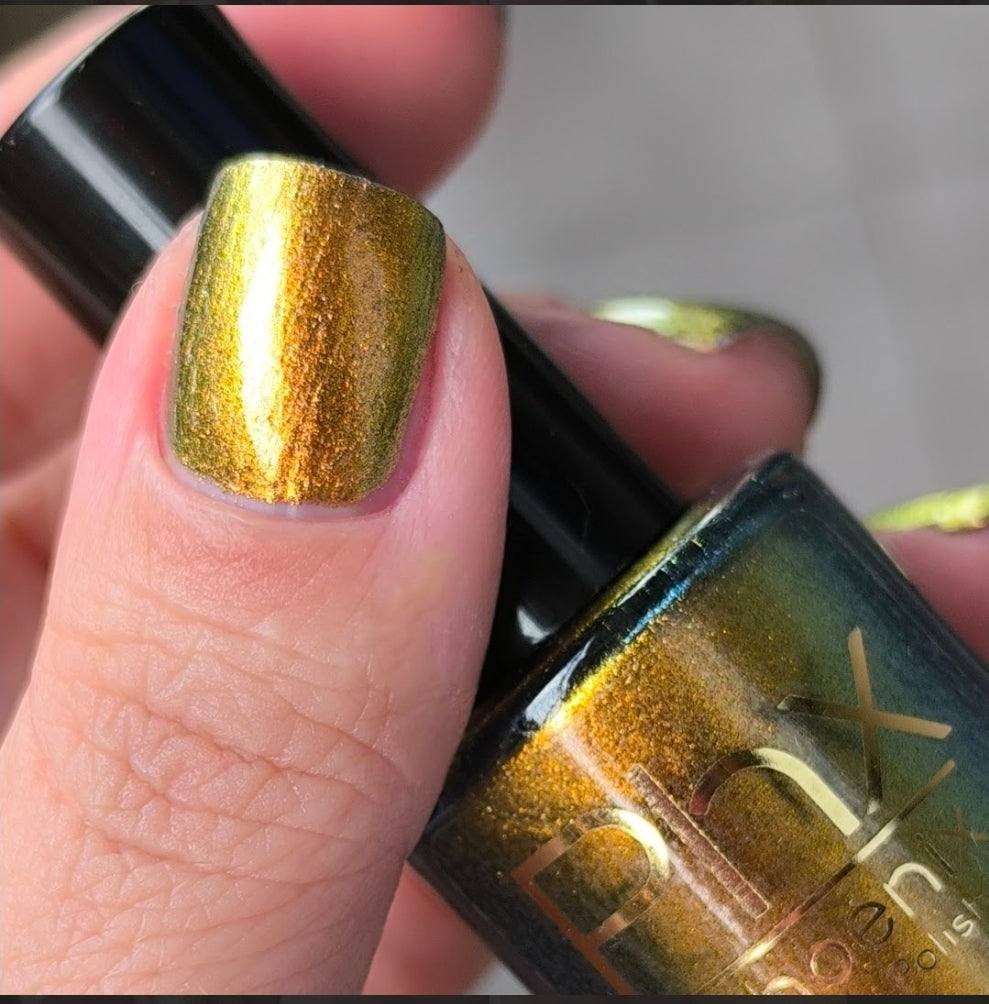 Phoenix Polish- Golden Bellied Starfrontlet I Love My Polish