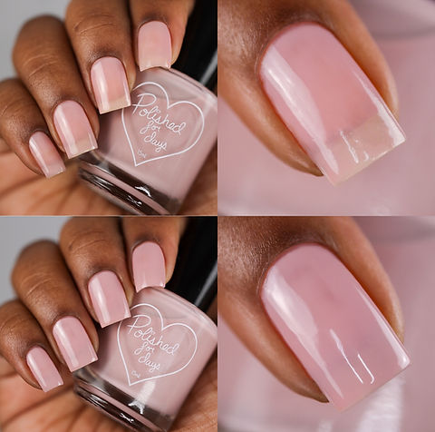Polished For Days- Soft Focus Basecoat - Plum Taupe I Love My Polish