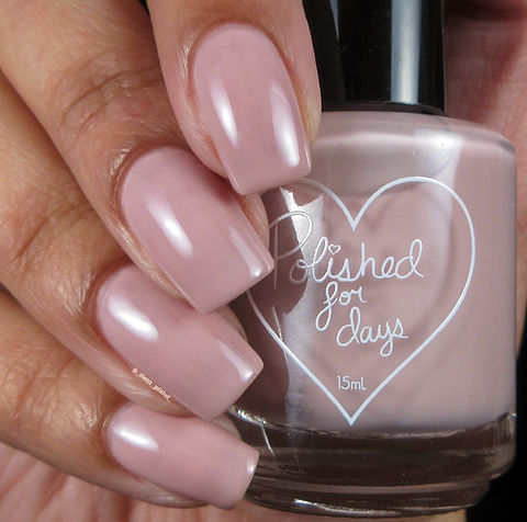 Polished For Days- Soft Focus Basecoat - Plum Taupe I Love My Polish