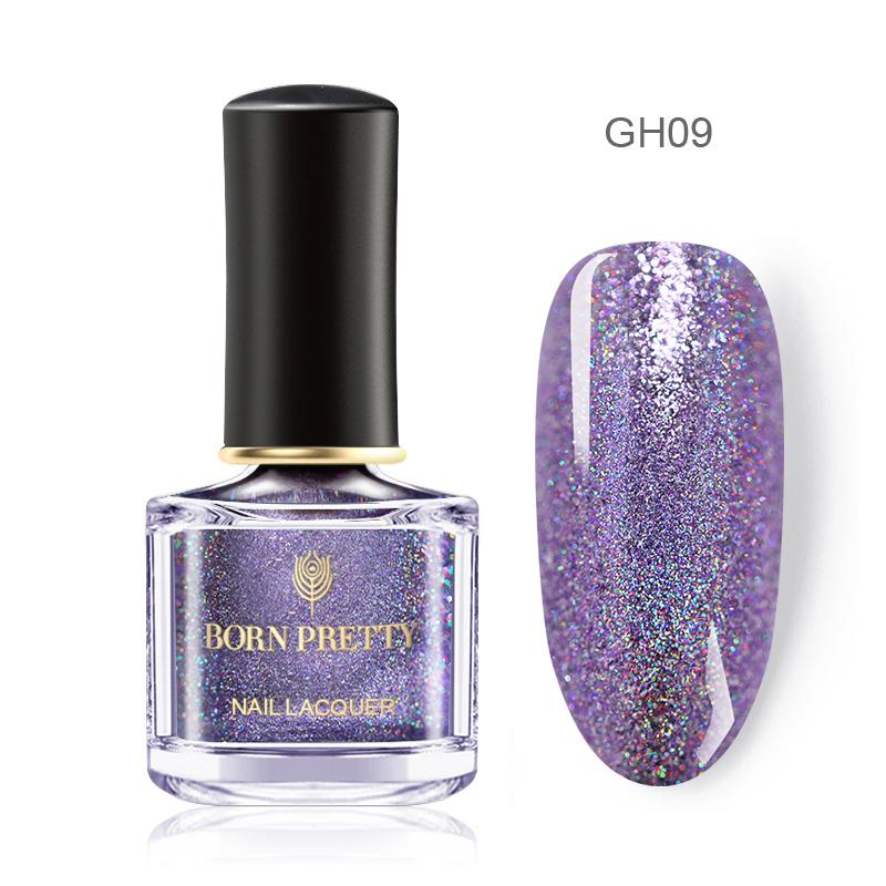 Born Pretty Glitter Holographic Nail Polish- Light Purple GH09 I Love My Polish