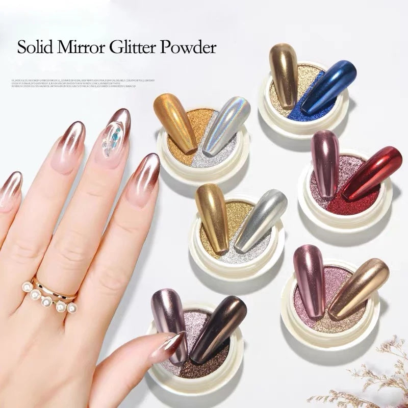 Mirror Chrome Nail Powder I Love My Polish