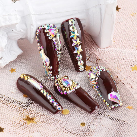 Multi-sized AB Rhinestones Pack Krupali
