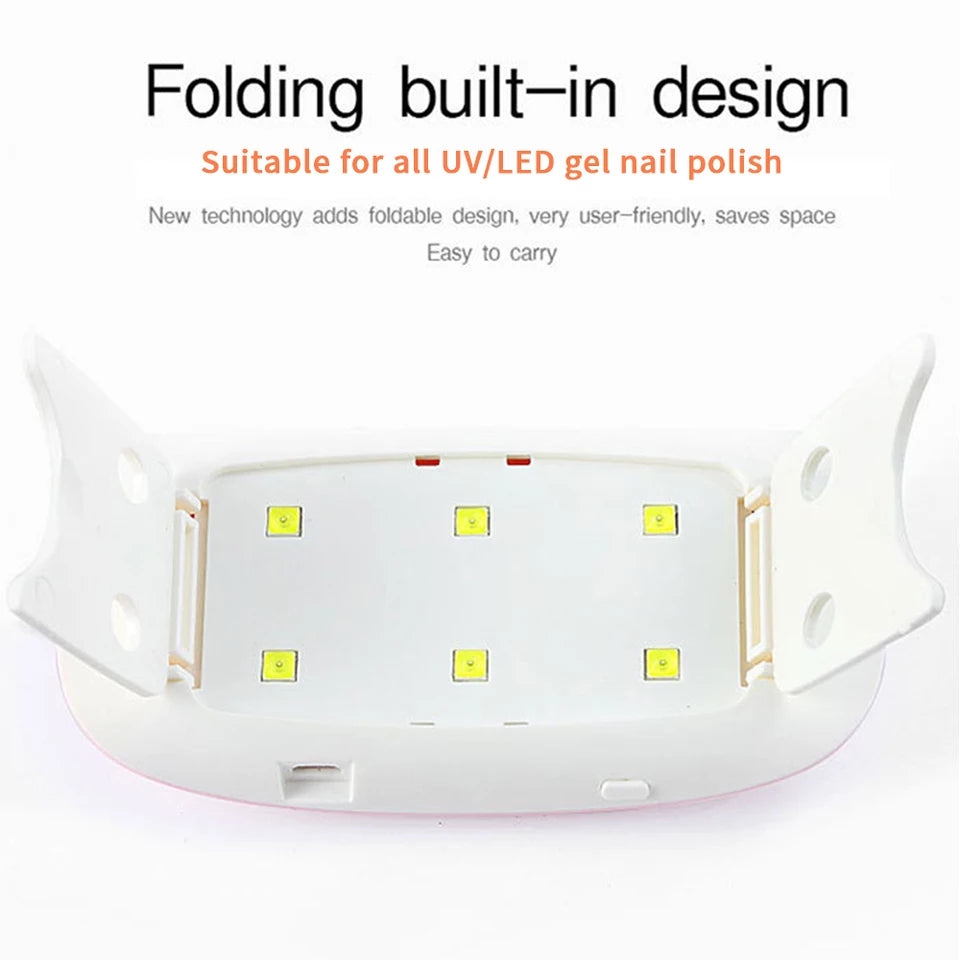 Portable Gel UV Nail Lamp (Mini) Krupali