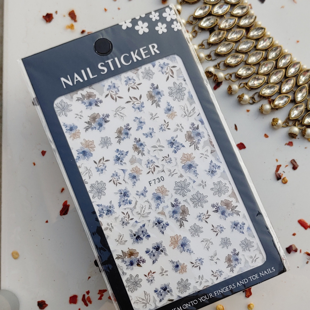 Vintage Floral Nail Stickers I Love My Polish