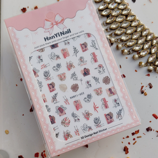 3D Nail Stickers I Love My Polish