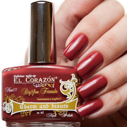 El Corazon Charm and Beauty Brown Nail Polish 876 I Love My Polish