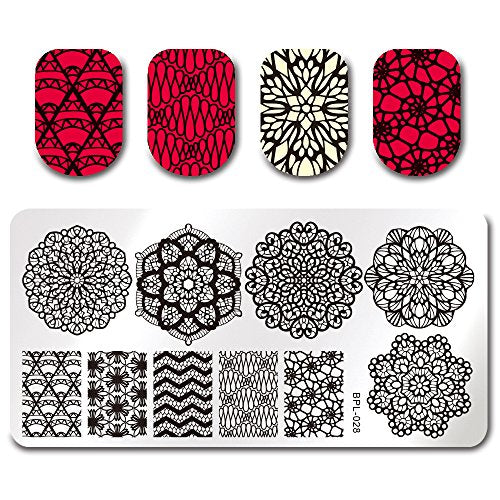 Born Pretty Stamping Plate - L028 I Love My Polish