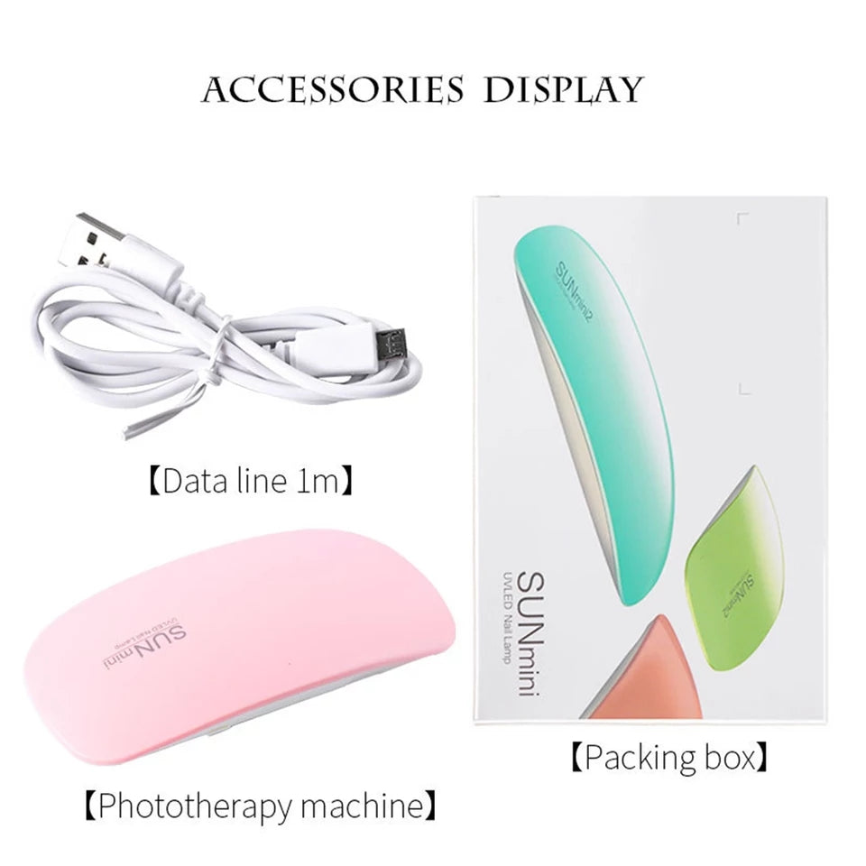 Portable Gel UV Nail Lamp (Mini) Krupali