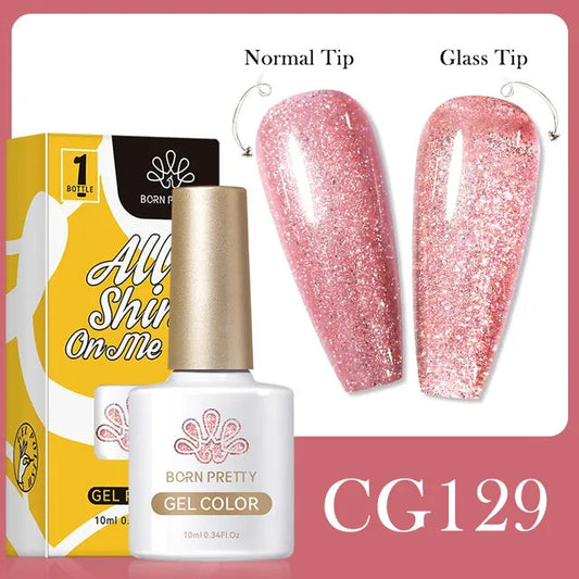 Born Pretty Gel Nail Polish Glitter Series- CG129 I Love My Polish