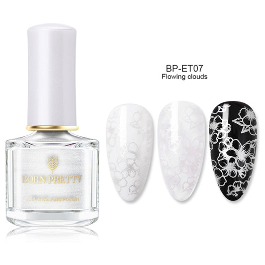 Born Pretty Stamping Polish Flowing Clouds BP-ET07 I Love My Polish