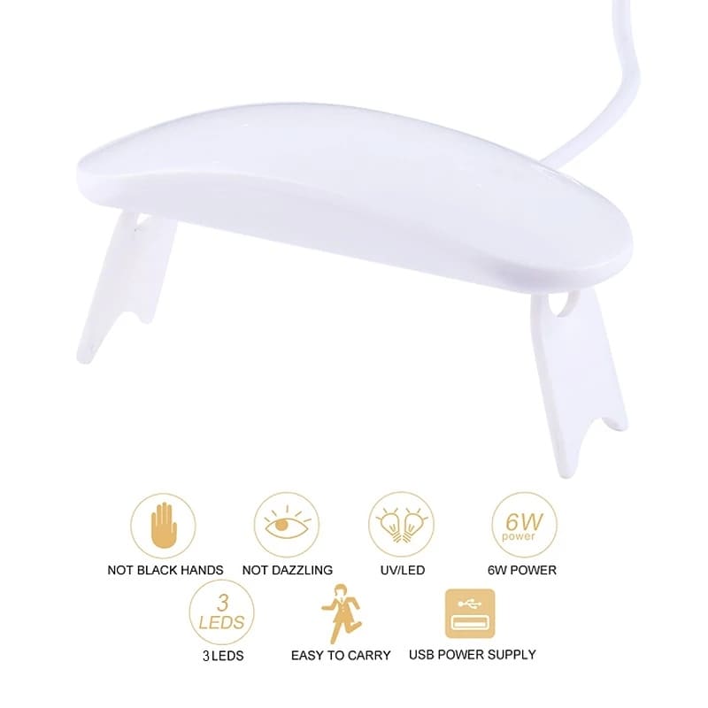 MINI LED Nail Lamp 6Watts I Love My Polish