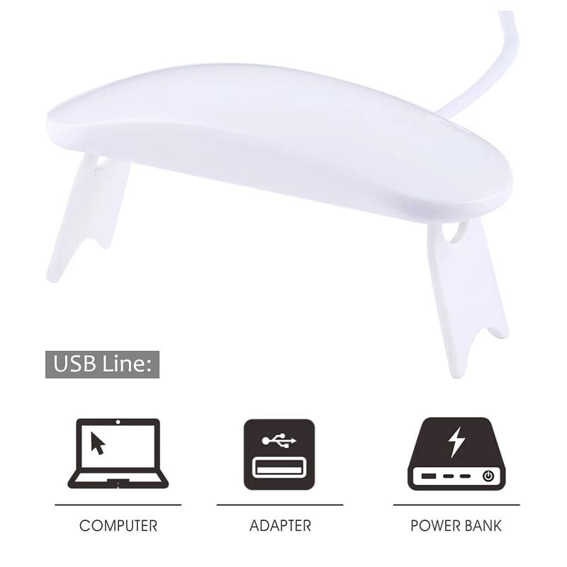 MINI LED Nail Lamp 6Watts I Love My Polish