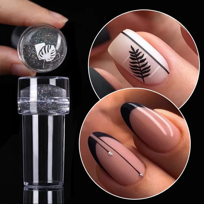 Geometric and Leaf Patterned Nail Art Stamping Plate- OMJ-11 I Love My Polish