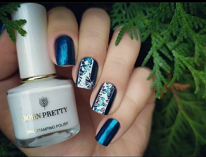 Born Pretty White Stamping Nail Polish I Love My Polish