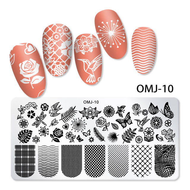 10 Stencils ideas  stamping plates, nail stamping plates, nail stamping