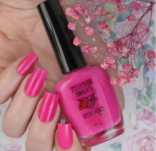 Iron Hard by El Corazon Pink - 418/45 I Love My Polish