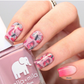 Butterfly and Floral Rectangular Nail Art Stamping Plate OMH01 I Love My Polish