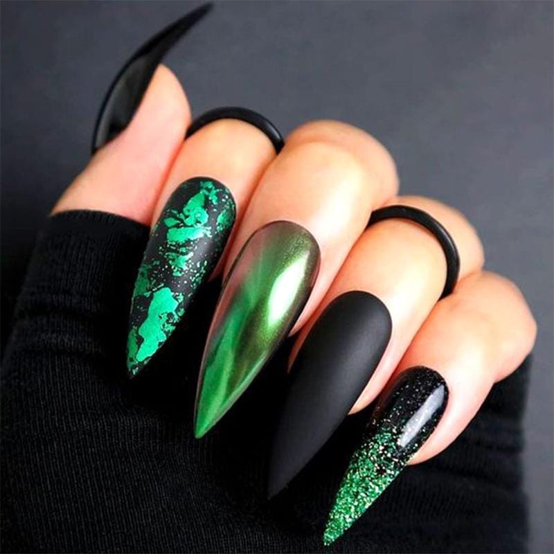 Multicolor Aluminium Flakies Nail Grid of 12 I Love My Polish