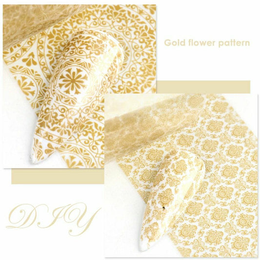 Lace print transfer foil box Krupali