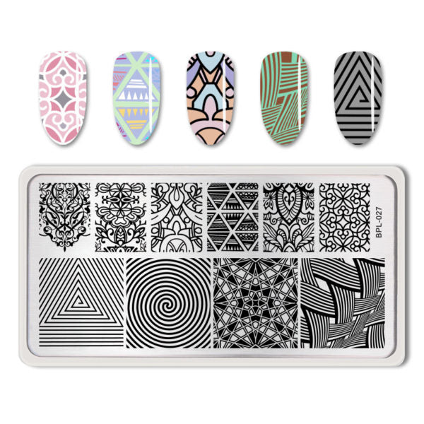 Born Pretty Stamping Plate - L027 I Love My Polish