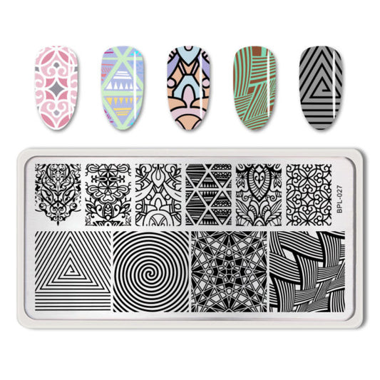 Born Pretty Stamping Plate - L027 I Love My Polish