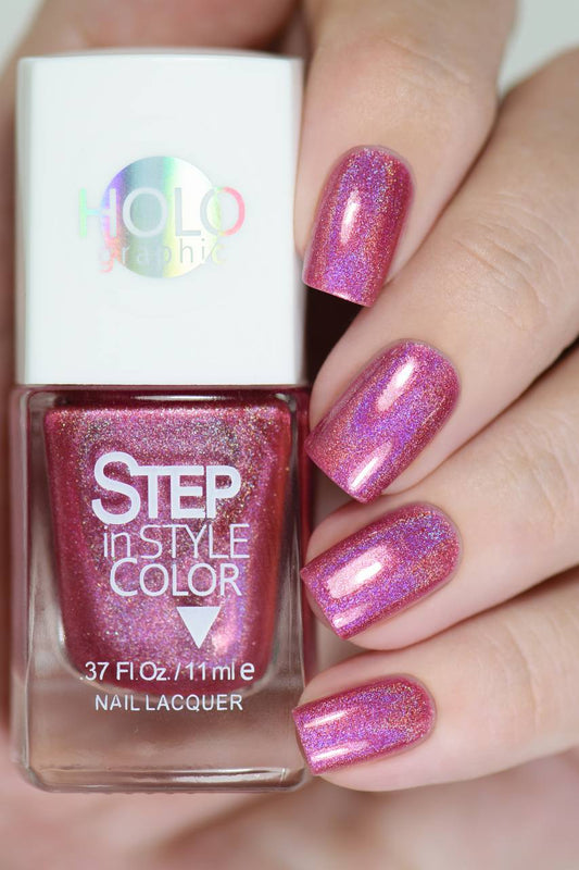 Step - LE 142 (Holographic) I Love My Polish