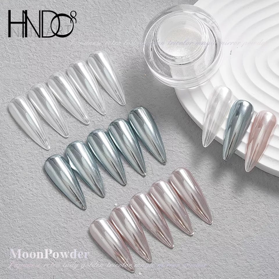 Glazed Donut Nails Mermaid Powder Krupali