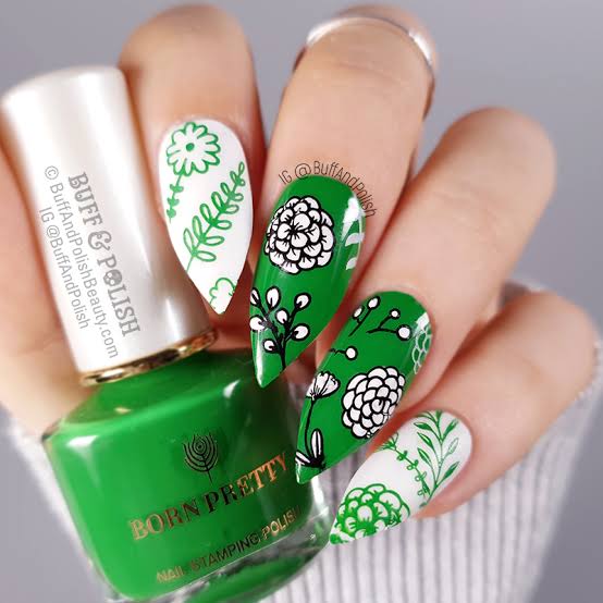 Born Pretty Green Stamping Polish I Love My Polish