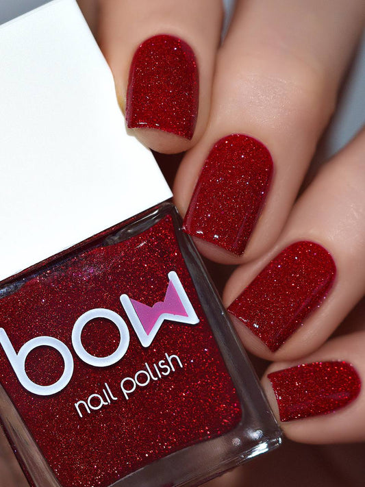 Bow Nail Polish - In Vein (Glitter + Flakies) I Love My Polish