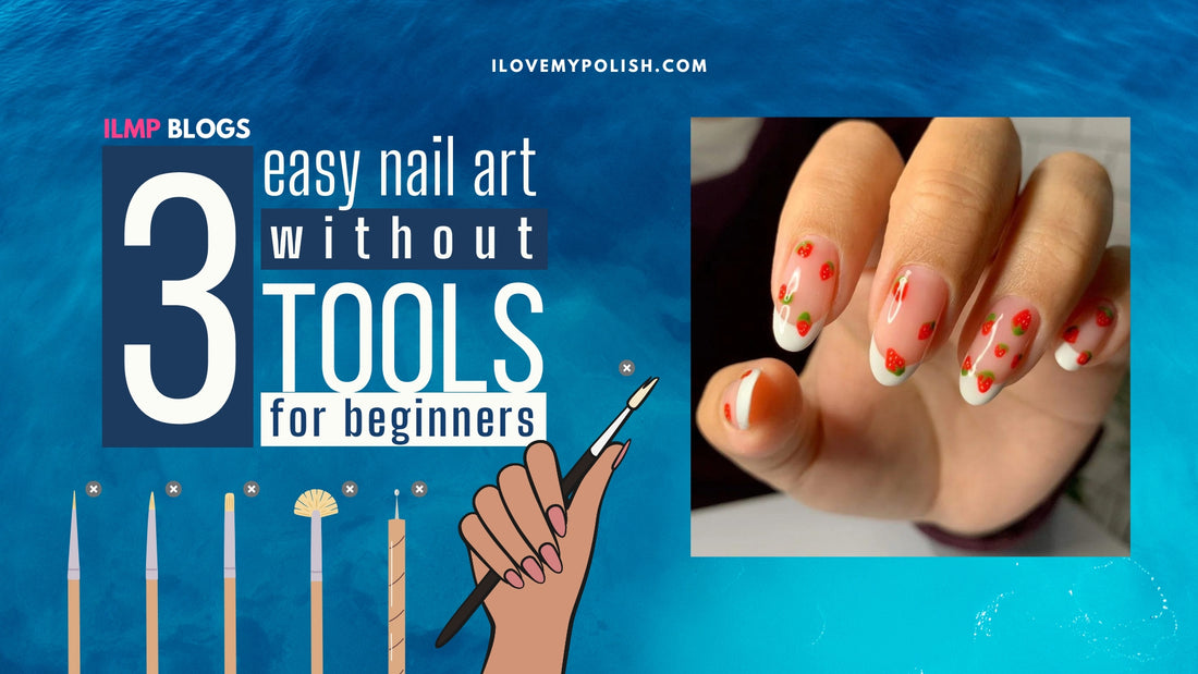 Beginner's Nail art at home without tools