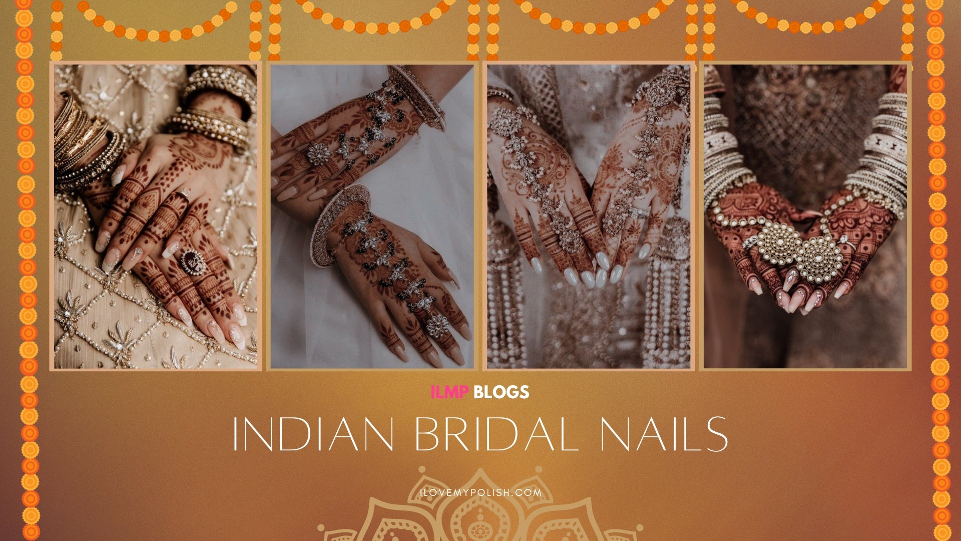 11+ Easy & Gorgeous Bridal Nail Art Designs For Wedding