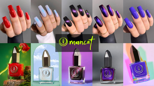 Unveiling Cosmic Glamour: The Celestial Nail Polishes of Mooncat