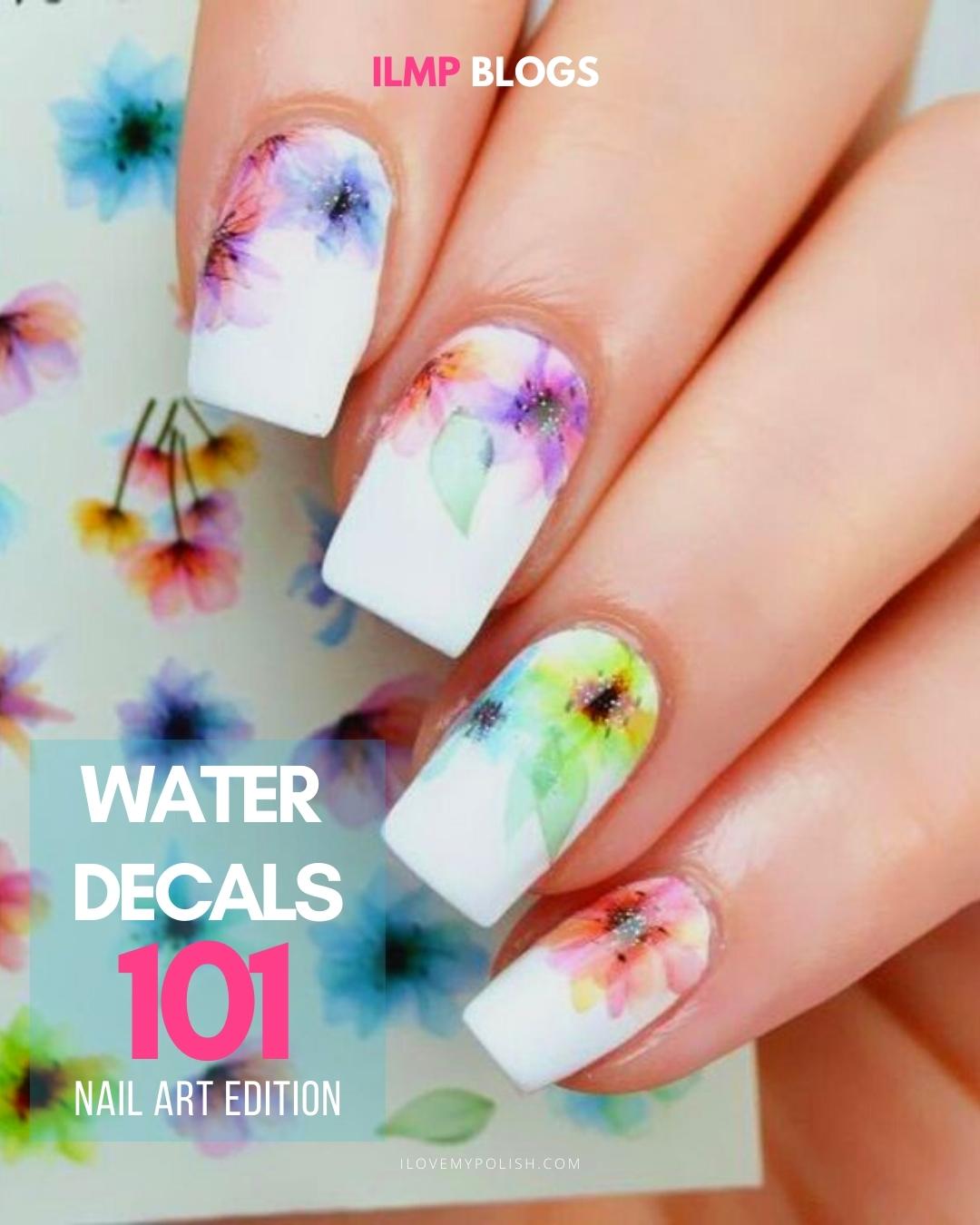 How to Apply Water nail Decals Perfectly
