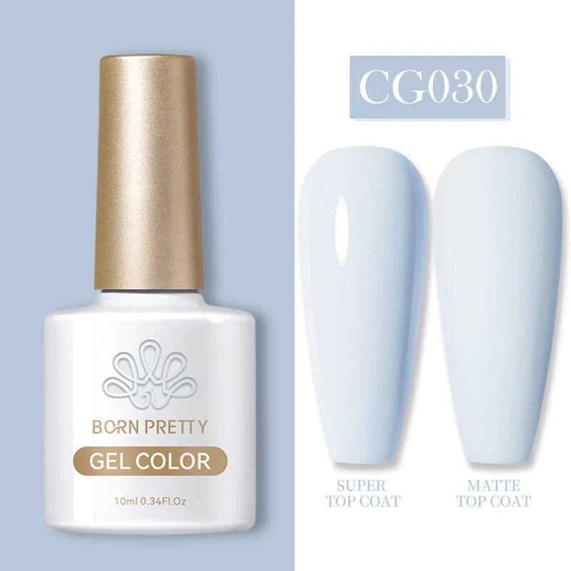 Born Pretty- Silky White Series Gel Nail Polish CG030 (10ml) I Love My Polish