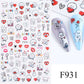 Cute Couple and Love Valentine's Day Nail Sticker