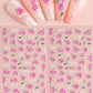 Pink Roses Valentine's Day 5D Nail Sticker