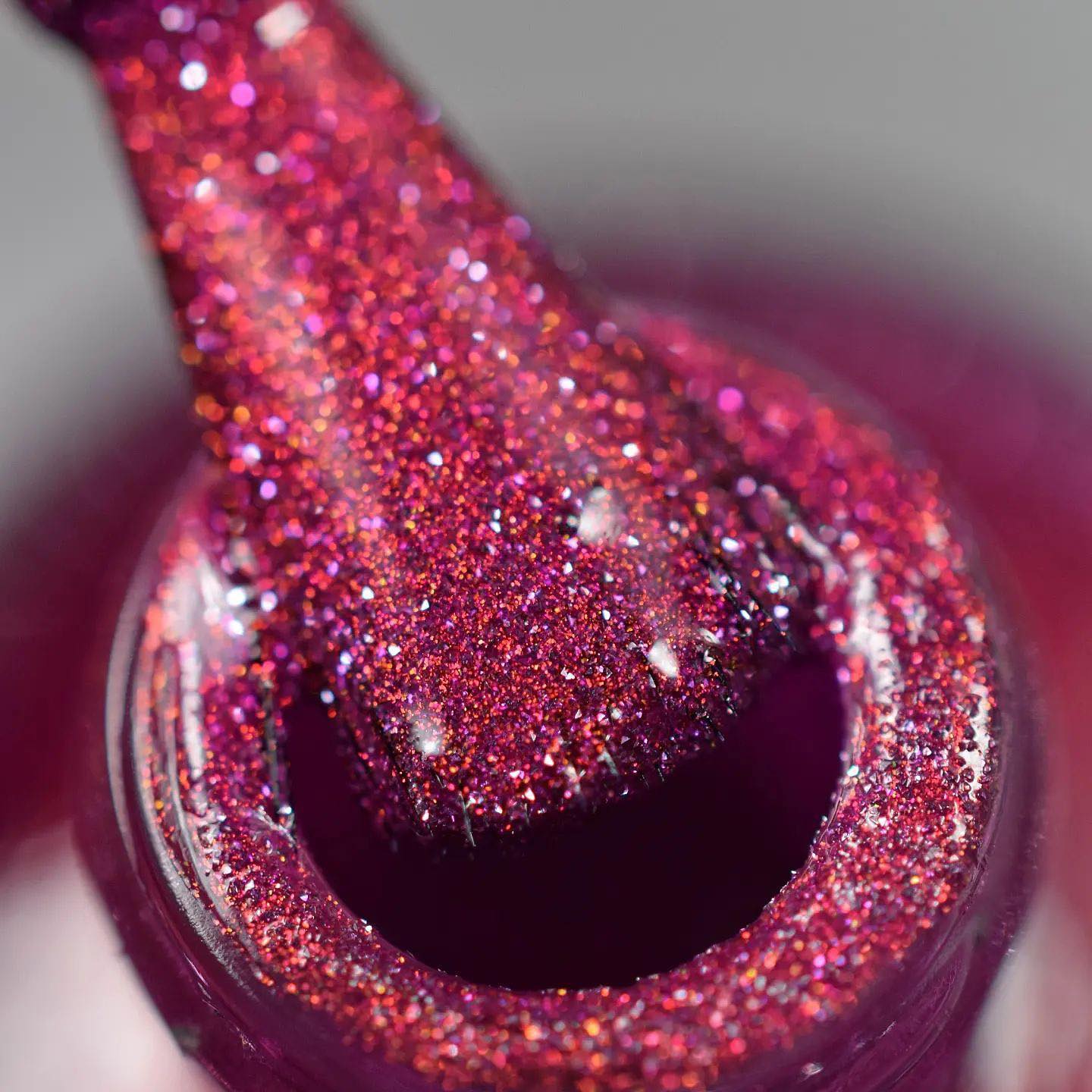 Buy Red Glitter Nail Polish, Speckle Red Holographic Polish: Valentine  Crush Online in India - Etsy
