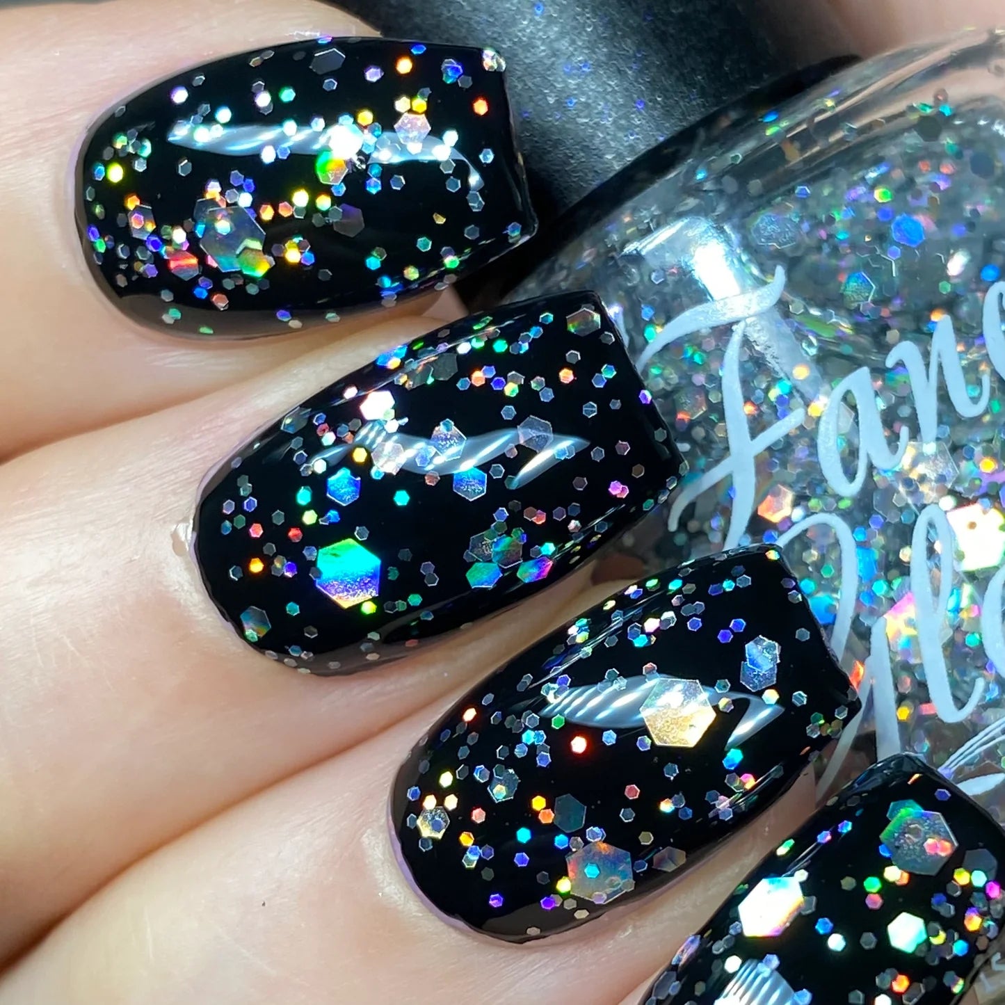 Fancy Gloss- Silver Holographic Mix I Love My Polish