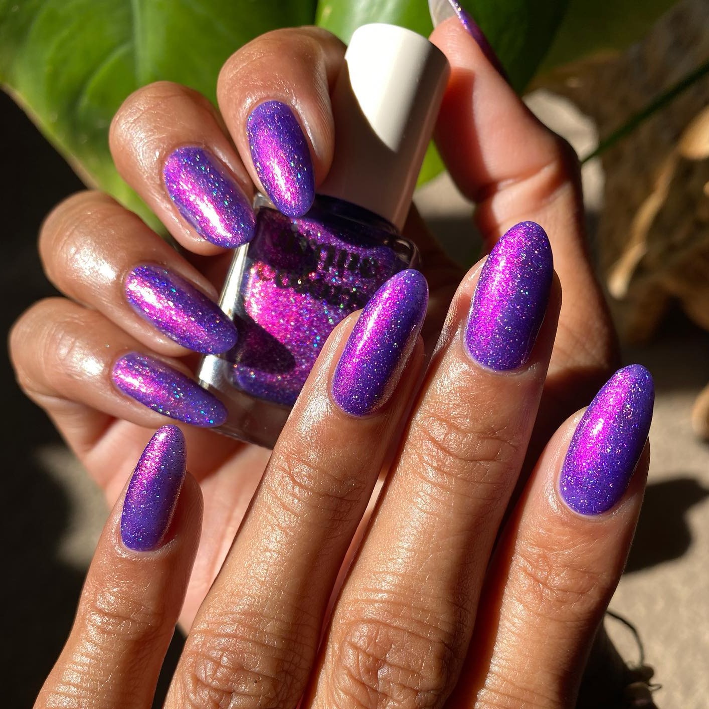 Buy Best Witches Purple Mega Flame Glitter Nail Polish by Kbshimmer Online  in India - Etsy