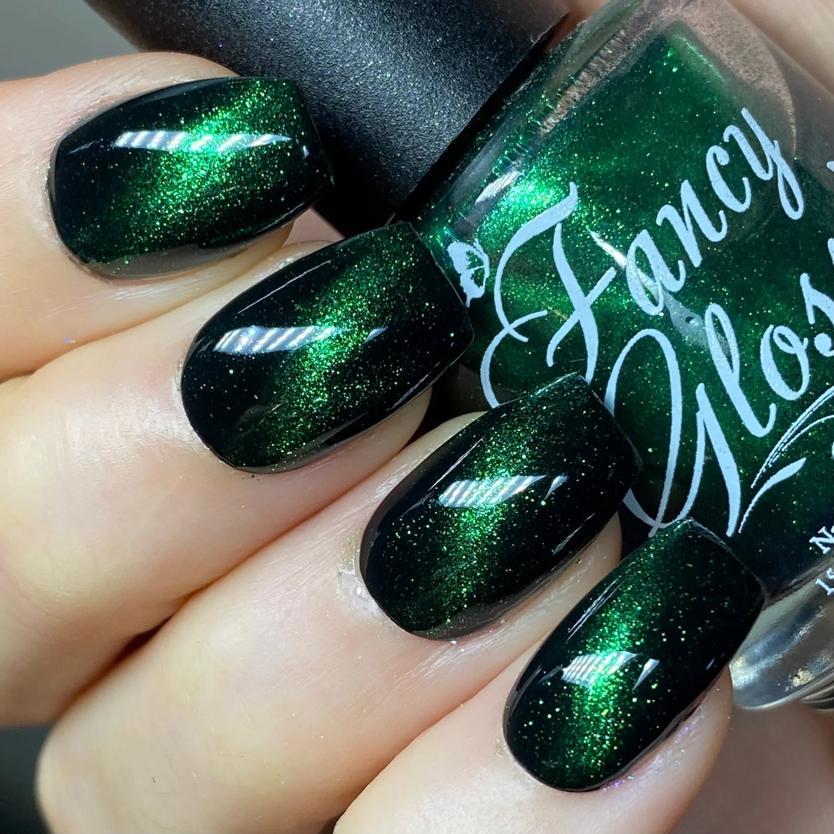 Fancy Gloss- Green Magnetic Top Coat I Love My Polish