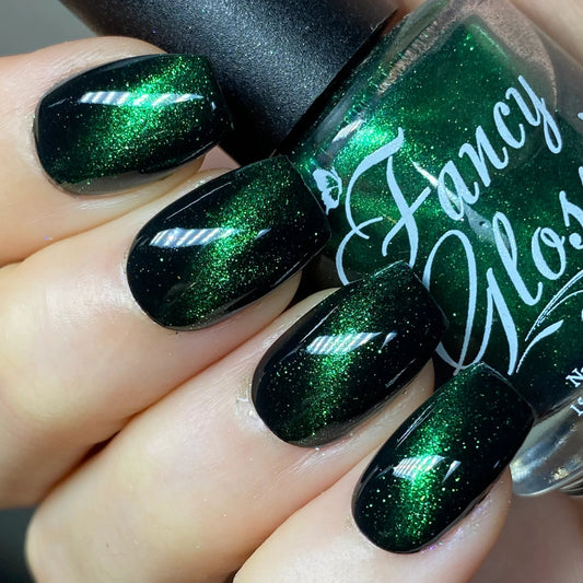 Fancy Gloss- Green Magnetic Top Coat I Love My Polish