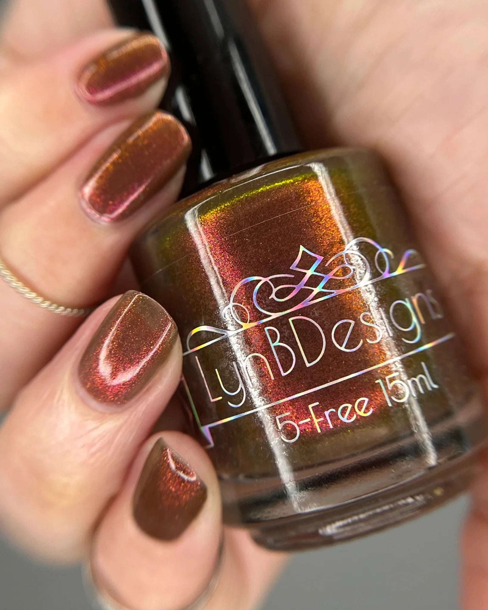 LynB Designs- Espresso I Love My Polish