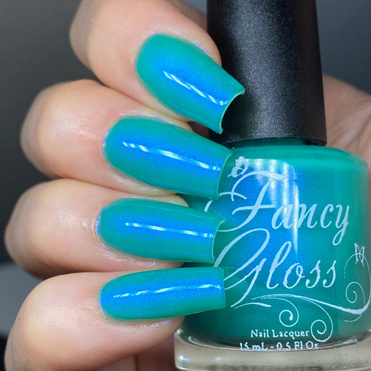 Fancy Gloss- UnTeal Summer Ends I Love My Polish