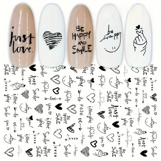 Valentine's Day Cute Couple Heart Stickers I Love My Polish