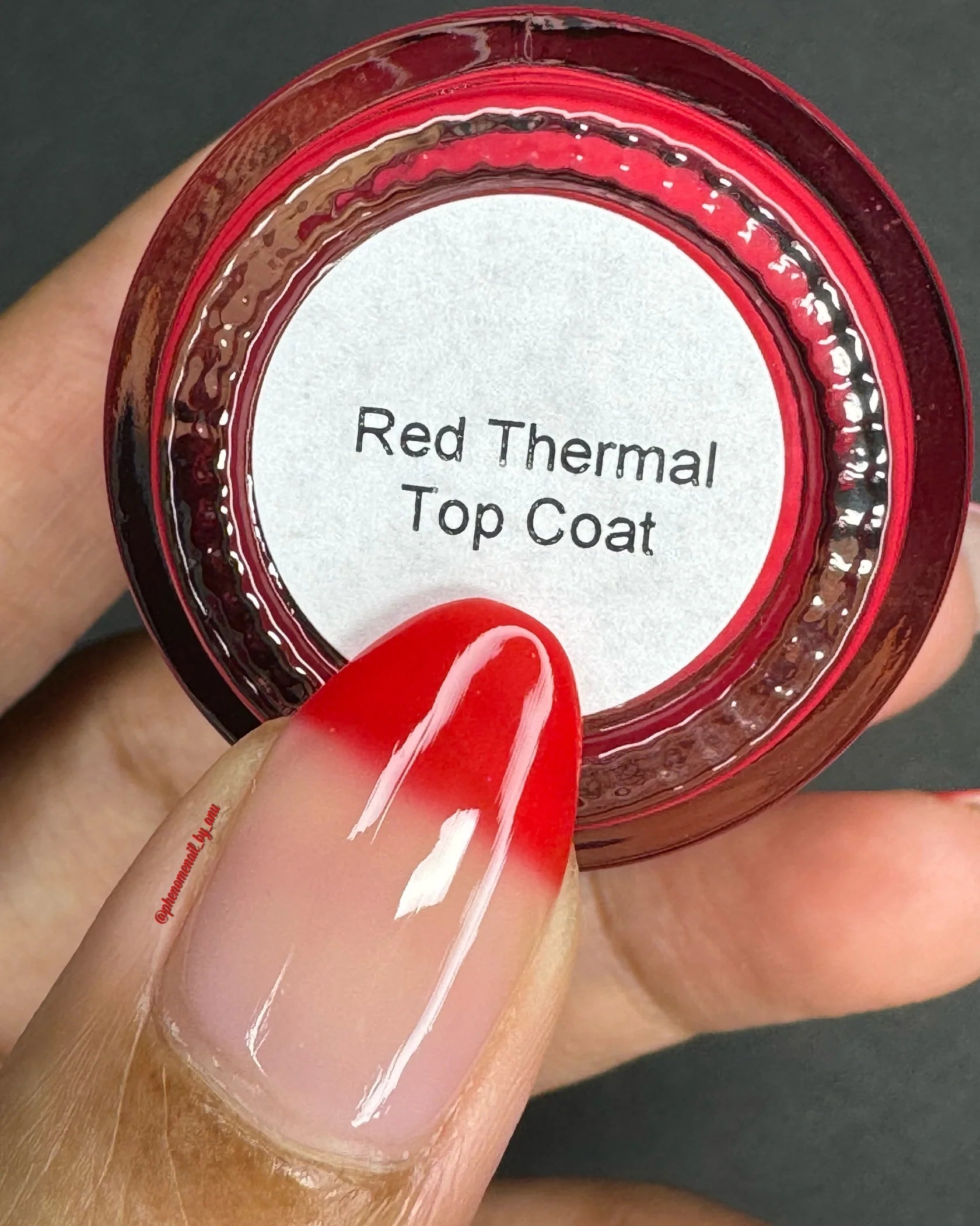 Fancy Gloss- Red Thermal Top Coat I Love My Polish