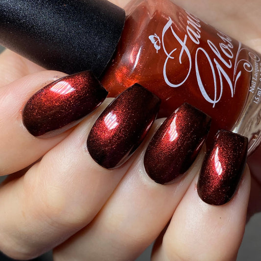 Fancy Gloss- Red Magnetic Top Coat I Love My Polish