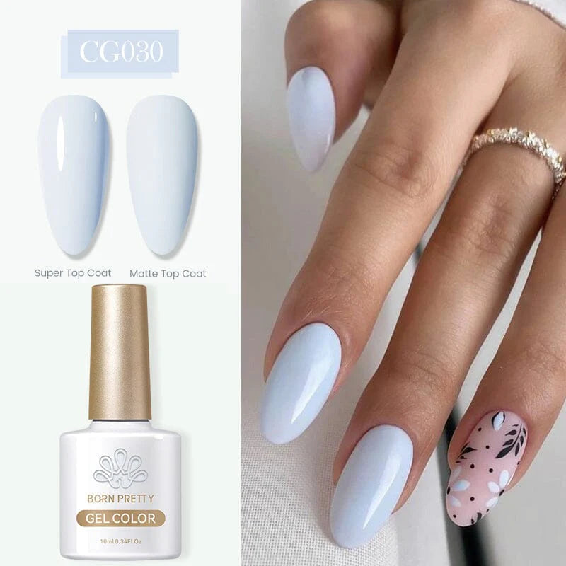 Born Pretty- Silky White Series Gel Nail Polish CG030 (10ml) I Love My Polish