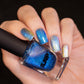 ILNP- Alice - Blue to Gold Magnetic Shimmer Nail Polish I Love My Polish